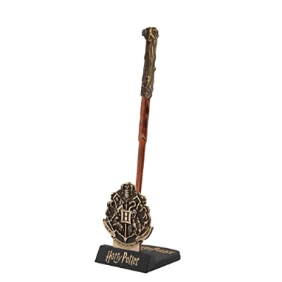 Abbildung von Cinereplicas Harry Potter Zauberstab Stift mit Ständer &amp; Lenticular Lesezeichen Offizielle Lizenz