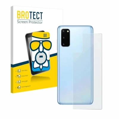 Abbildung von BROTECT Entspiegelungs Schutzglas für Samsung Galaxy S20 (Rückseite) Schutz Folie Panzerfolie Glas Matt [Extrem Kratzfest 9H, Anti Reflex]