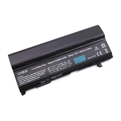 Abbildung von vhbw Akku Ersatz für Toshiba PA3399U 1BAS, 1BRS, 2BAS, 2BRS Notebook (8800mAh, 10,8V, Li Ion)