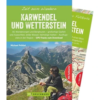 Abbildung von Bruckmann Wanderführer: Zeit zum Wandern Karwendel und Wetterstein. 40 Wanderungen, Bergtouren Ausflugsziele im Mit ... in der Region GPS Tracks Download