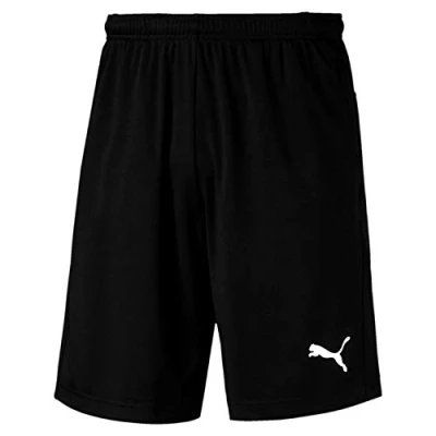 Abbildung von PUMA Erwachsene Liga Training Shorts Hose, Black White, 44/46 (S)