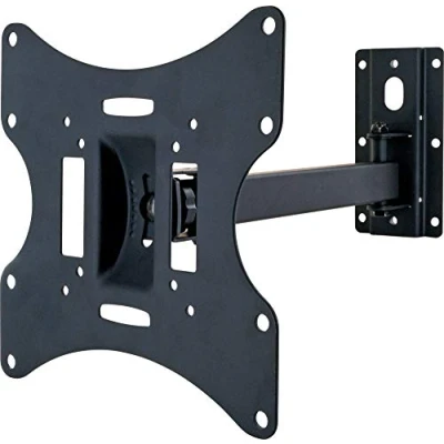 Abbildung von SCHWAIGER LWH040 011 TV Wandhalterung für Flachbildschirme mit 58 107 cm (23 42 Zoll), Halterung LED 4K OLED, schwenkbar 2 Gelenken, max. Belastung 30 kg, schwarz