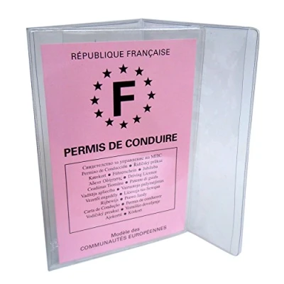 Abbildung von COLOR POP 550033 Aufbewahrungsbox für Führerschein aus PVC, transparent