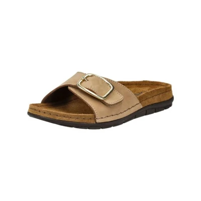 Abbildung von Rohde Pantolette flach, Damen, Größe: 37, Natur Schuhe