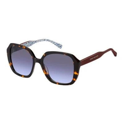 Abbildung von Tommy Hilfiger Damen TH 2105/S 086/GB Gläser SONNENBRILLEN Acetat Havanna Multicolor Quadratisch Schattiert