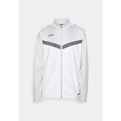 Abbildung von JAKO Iconic Trainingsjacke, Herren, Größe: 46/48, Weiß/soft grey/anthra light