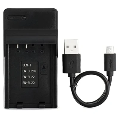Abbildung von EN EL20 USB Ladegerät für Nikon 1 AW1, J1, J2, J3, J4, S1, S2, V3, Coolpix A Kamera und Mehr