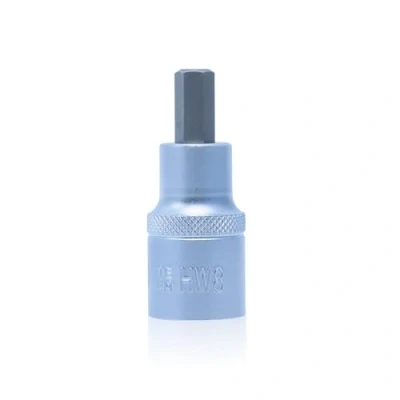 Abbildung von CCLIFE Innensechskant Einsatz 8mm, 1/2&quot; HEX Bit Socket, Sechseckige Steckschlüssel Material CRV, 55mm Länge