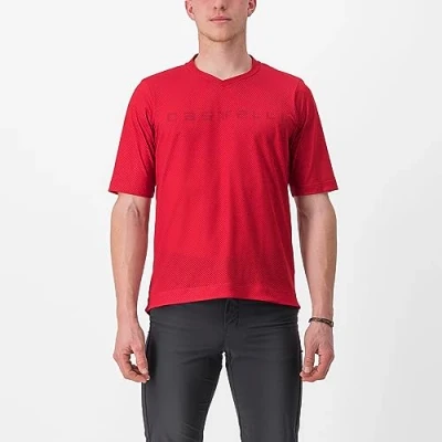Abbildung von CASTELLI 4523018 611 Trail TECH Tee 2 T Shirt Men&#039;s Dunkelrot L