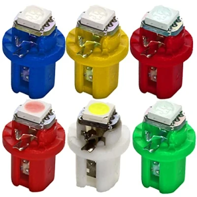 Abbildung von 5 x B8.5d Tacho Beleuchtung LED 5050 SMD BAX10D high Power Gelb Umbauset Innenraum Innenraumbeleuchtung Instrumentenbeleuchtung Cockpit