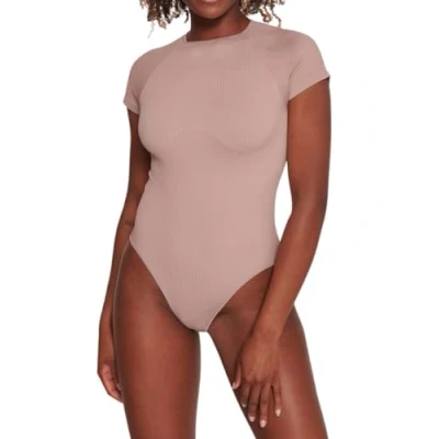 Abbildung von sloggi Damen EVER Infused Aloe St Sleeve Body, FOGGY MAUVE, M
