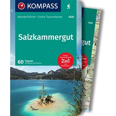 Abbildung von KOMPASS Wanderführer Salzkammergut, 60 Touren mit Extra Tourenkarte: GPS Daten zum Download