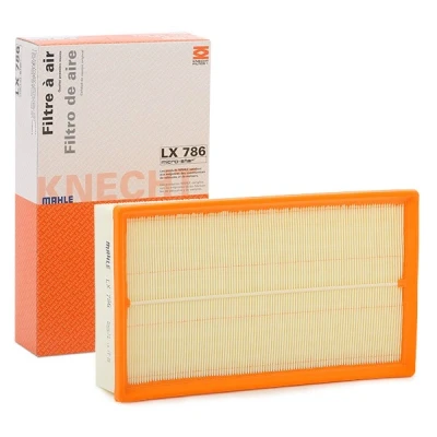 Abbildung von MAHLE ORIGINAL LX 786 Luftfilter 61,9 188 Filtereinsatz VOLKSWAGEN: Transporter 5 Pritsche / Fahrgestell, Multivan 6, 6 Bus