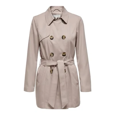 Abbildung von ONLY Onlvalerie Trenchcoat, Damen, Größe: Small, Adobe rose