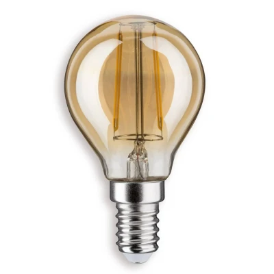 Abbildung von Paulmann 28711 LED Lampe Filament Tropfen 2,6W Leuchtmittel Gold 2500K Goldlicht E14