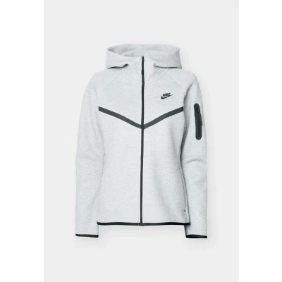 Abbildung von Nike Damen Tch Wr Fz 2 Kapuzenjacke, Dk Grey Heather/Black, XXL