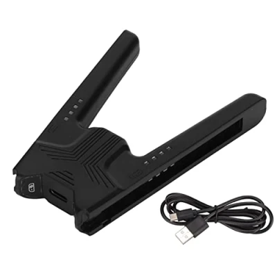 Abbildung von Dual Grip Joycon Ladecontroller für Schalter, Typ C Komfortgriff Links Rechts Ladegerät Tragbarer Controller Halter Griff Joy Con Linker Rechter
