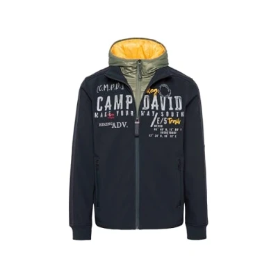 Abbildung von CAMP DAVID Softshelljacke mit verstellbarem Gummizug im Saum