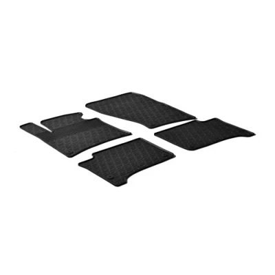 Abbildung von Gledring 0068 Fußmattensatz Gummi vorne und hinten 4 schwarz 750mm 550mm VOLKSWAGEN: Touareg II
