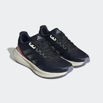 Abbildung von adidas Performance Runfalcon 3.0 TR Laufschuh Neutral, Damen, Größe: 41 1/3, Legend ink/black blue metallic/semi lucid fuchsia Schuhe