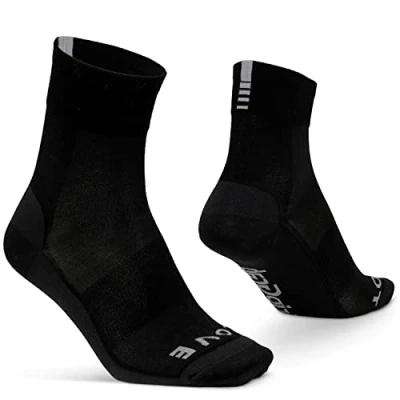 Abbildung von GripGrab Merino Lightweight SL Fahrrad Socken mit Merinowolle Atmungsaktive Gemütliche Ganzjahres Radsport Strümpfe