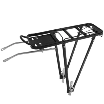 Abbildung von MidGard Fahrrad Gepäckträger für hinten MTB Heckträger E Bike Träger belastbar bis max 25 kg, mit Rücklichthalterung, verstellbar 26 28 Zoll Fahrräder