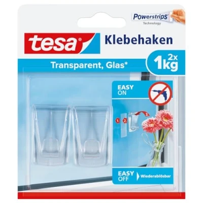 Abbildung von tesa Klebehaken 2 cm x 5.5 transparent