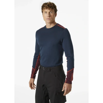 Abbildung von Helly Hansen Men Lifa Merino Midweight Crew Midnight Größe S