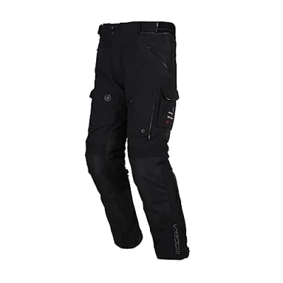 Abbildung von Modeka Panamericana 2 Motorrad Textilhose (Black,Long XXL)
