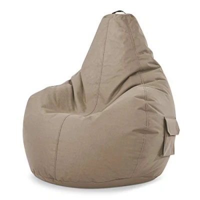 Abbildung von Green Bean Sitzsack Cozy (Sitzsack mit Rückenlehne 80x70x90cm Gaming Chair 230L Füllung, Kuschelig Weich Waschbar), Bag Bodenkissen Lounge Sitzhocker Relax Sessel Gamer Gamingstuhl