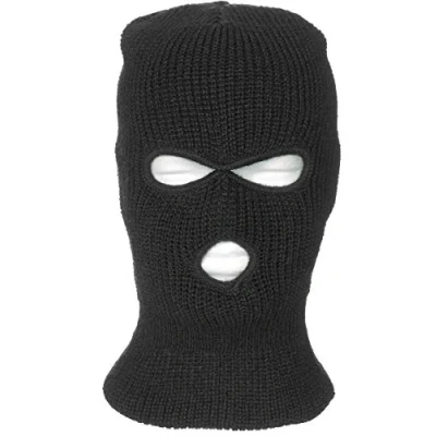Abbildung von MFH 3 Loch Balaclava Acryl Schwarz