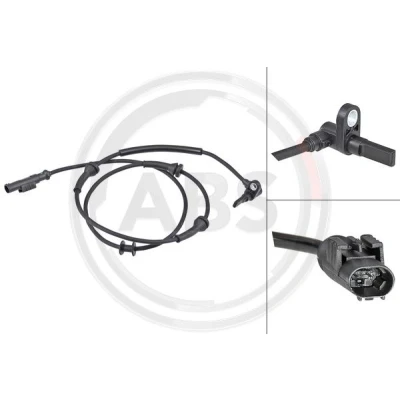 Abbildung von A.B.S. 30222 ABS Sensor aktiver 1165 schwarz FIAT: Panda III Schrägheck