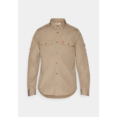Abbildung von Fjallraven 81838 244 Singi Trekking Shirt LS M Sweatshirt Herren Suede Brown Größe S