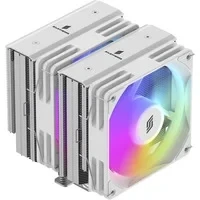 Abbildung von Silentware Titan RGB White CPU Luftkühler, Dual Tower, 6 Kupfer Heatpipes, 2x 120mm PWM Lüfter, Hydro Lager, A Beleuchtung, TDP 265W, Kompatibel mit Intel LGA 115X/1200/1700/1851 und AMD AM4/AM5