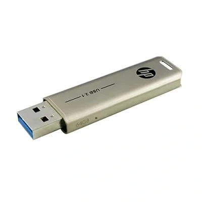 Abbildung von HP x796w USB 3.1 Flash Laufwerk 64 GB, Push and Pull Design, Metallic Finish