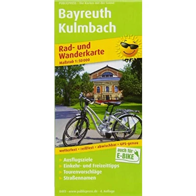 Abbildung von Bayreuth Kulmbach: Rad und Wanderkarte mit Ausflugszielen, Einkehr &amp; Freizeittipps, Tourenvoschlägen Straßennamen, wetterfest, reissfest, ... 1:50000 (Rad Wanderkarte: RuWK)