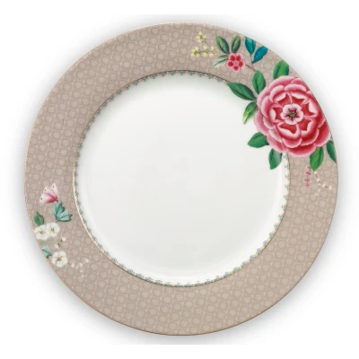Abbildung von PIP STUDIO Blushing Birds Speiseteller khaki 26,5 cm
