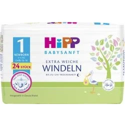 Abbildung von HiPP Babysanft Windeln Newborn 1 Einzel