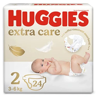 Abbildung von Extra Care Huggies Windeln 3 6 Kg Größe 2 (24 Stück)