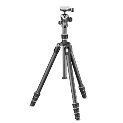 Abbildung von Gitzo Tripod Traveler Alpha, für Sony Alpha Kameras, professionelle Kompaket und Ultra Leichtgewicht, Travel mit mittlerem Ballkopf