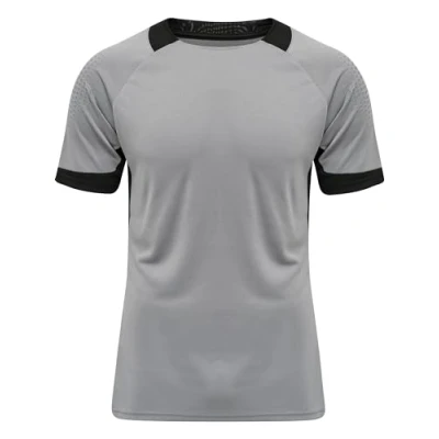 Abbildung von Hummel LEAD Tshirt print, Herren, Größe: Large, Grey melange