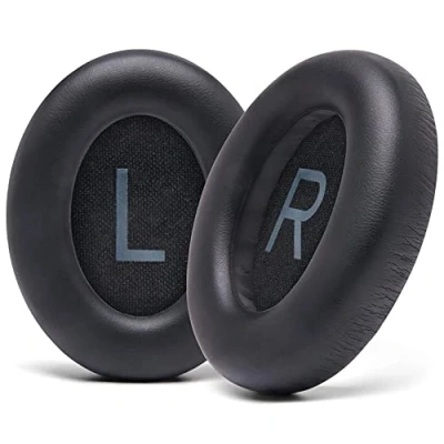 Abbildung von WC Wicked Cushions Verbesserte Ersatz Ohrpolster für Bose 700 Noise Cancelling Kopfhörer (NC700) weicheres PU Leder, luxuriöser Memory Schaum, zusätzliche Dicke, extra langlebig Schwarz