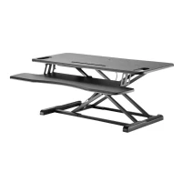 Abbildung von Neomounts NS WS300BLACK Sitz Steh Arbeitsplatz