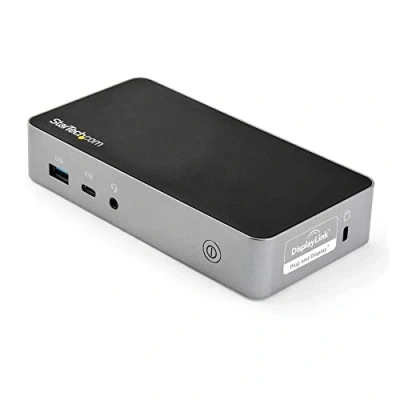 Abbildung von StarTech.com USB C Dockingstation Dual Monitor 1080p HDMI Laptop Dock 65W Power Delivery 1x C, 3x A, Ethernet Video 3.1 Gen 1 Typ Mac &amp; Windows (DK30CHHPDEU)