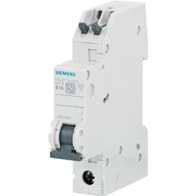 Abbildung von SIEMENS 5SJ6116 6KS SENTRON Leitungsschutzschalter 1 polig 16A
