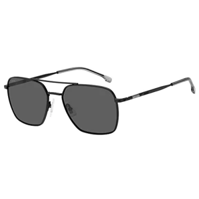 Abbildung von HUGO BOSS 1414/S Matte Black/Grey 57/18/145 Herren Sonnenbrillen