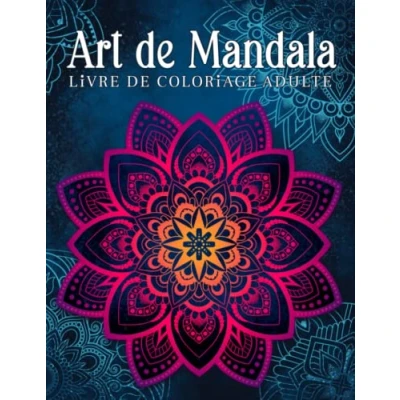 Abbildung von Art de Mandala: Livre Coloriage Adulte Anti Stress. 50 Mandalas a Colorier