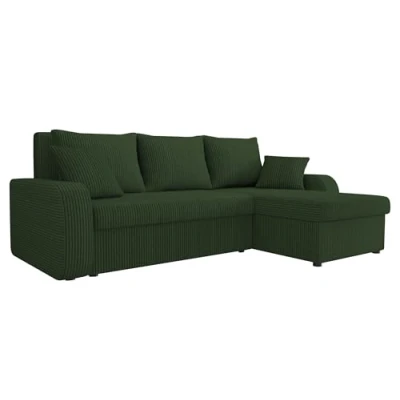 Abbildung von MIRJAN24 Ecksofa Kris Cord, mit Schlaffunktion und zwei Bettkasten, L Form Kissen Set, L: 238 cm