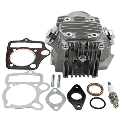 Abbildung von GOOFIT abgeschlossen Zylinder Kopf Zylinderkopf 110cc Engine Ersatz für ATV Go Kart and Dirtbike