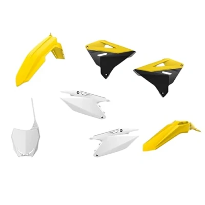 Abbildung von Polisport 90864 MX Restyling Replica Kit für diejenigen, die OEM Qualität suchen Suzuki Motorräder in Farbe